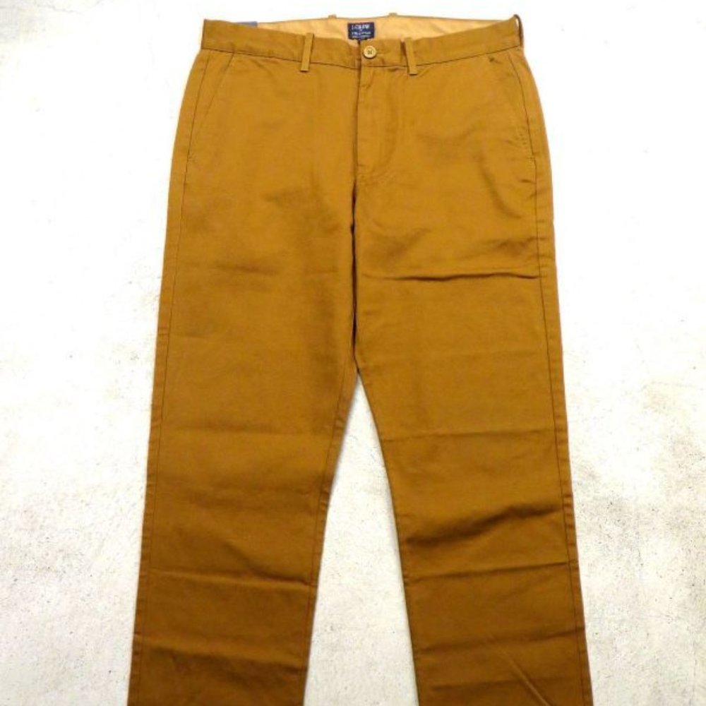 J Crew 38648 Sutton Straight Fit Broken In Chino